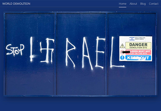 World Demolition website image, example of recent work