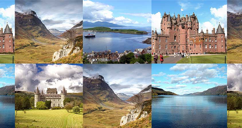 Custom Tours Collage
